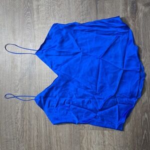 Vintage Victoria’s Secret Blue silk Y2K cami tank medium